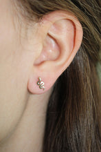 Load image into Gallery viewer, 14K Yellow Gold Snake Studs
