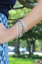 Load image into Gallery viewer, 14K Gold Diamond Baguette Bracelet
