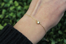 Load image into Gallery viewer, 14K Yellow Gold Puffy Heart Bracelet
