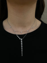 Load image into Gallery viewer, 14K Gold Triangle Diamond Necklace
