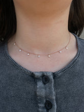 Load image into Gallery viewer, 14K Gold Diamond Bezel and Charm Necklace

