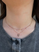 Load image into Gallery viewer, 14K Gold Diamond Panther Necklace / Emerald Eye
