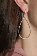 Load image into Gallery viewer, 14K Gold Diamond Teardrop Drop Earrings
