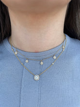 Load image into Gallery viewer, 18K Yellow Gold Diamond Necklace
