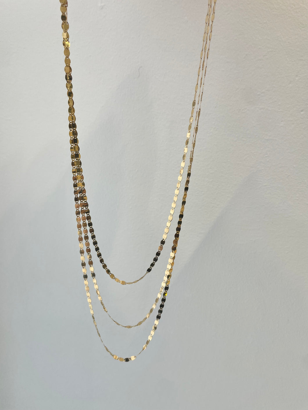 14K Yellow Gold Layered Necklace