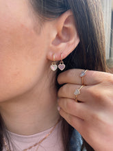 Load image into Gallery viewer, 14K Gold Mother Of Pearl Mini Heart Ring
