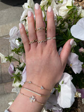 Load image into Gallery viewer, 14K Gold Diamond Baguette Ring
