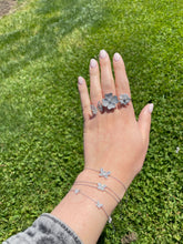 Load image into Gallery viewer, 14K Gold Diamond Baguette Butterfly Bracelet
