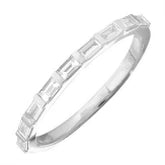 14K Gold Diamond Baguette Ring
