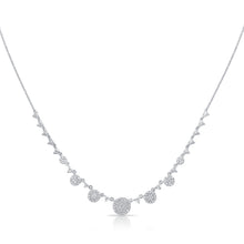 Load image into Gallery viewer, 14K Gold Diamond Circles Necklace
