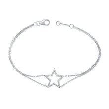 Load image into Gallery viewer, 14K Gold Star Double Bracelet
