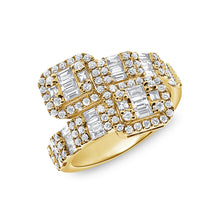 Load image into Gallery viewer, 14K Gold Chain and Baguette Wrap Ring
