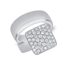 Load image into Gallery viewer, 14K Gold Diamond Square Wrap Ring
