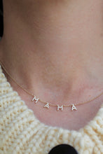 Load image into Gallery viewer, 14K Yellow Gold Diamond MAMA Necklace
