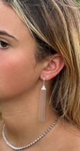 Load image into Gallery viewer, 14K Gold Fringe Chain Earrings
