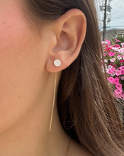 Load image into Gallery viewer, 14K Gold Diamond Threader Earrings
