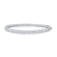 Load image into Gallery viewer, 14K Gold Confetti Collection Small Diamond Bangle
