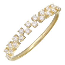 Load image into Gallery viewer, 14K Gold Layered Diamond Ring
