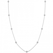 Load image into Gallery viewer, 14K Gold Diamond by the Yard Necklace
