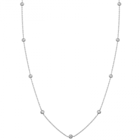 14K Gold Diamond by the Yard Necklace