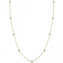 Load image into Gallery viewer, 14K Gold Diamond by the Yard Necklace
