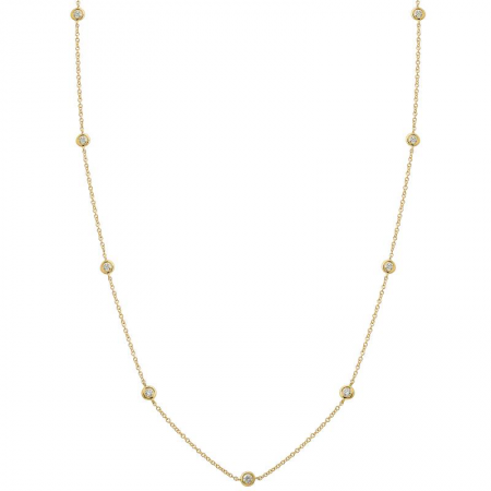 14K Gold Diamond by the Yard Necklace