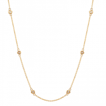 Load image into Gallery viewer, 14K Gold Diamond By The Yard Necklace
