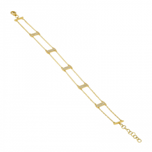 Load image into Gallery viewer, 14K Gold Diamond Multi Bar Bracelet
