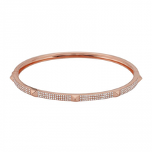 Load image into Gallery viewer, 14K Diamond Medium Spike Bangle
