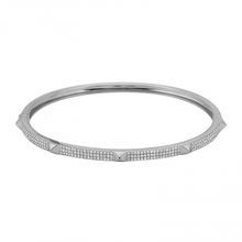 Load image into Gallery viewer, 14K Diamond Medium Spike Bangle
