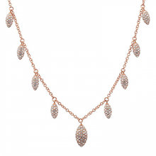 Load image into Gallery viewer, 14K Gold Multi Diamond Necklace
