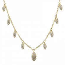 Load image into Gallery viewer, 14K Gold Multi Diamond Necklace
