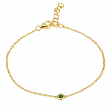 Load image into Gallery viewer, 14K Yellow Gold Gemstone Bracelet
