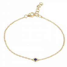 Load image into Gallery viewer, 14K Yellow Gold Gemstone Bracelet
