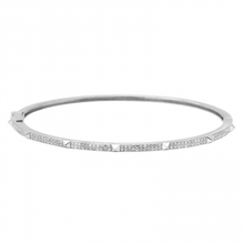 Load image into Gallery viewer, 14K Gold Diamond Small Spike Bangle
