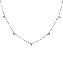 Load image into Gallery viewer, 14K Gold Triangle Diamond Necklace
