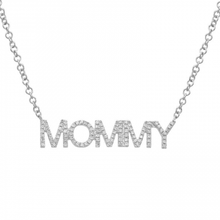 Load image into Gallery viewer, 14K Gold Mommy Diamond Necklace
