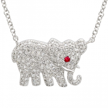 Load image into Gallery viewer, 14K Gold Elephant Diamond Necklace
