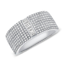 Load image into Gallery viewer, 14K Gold Diamond and Baguette Ring
