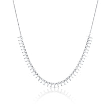 Load image into Gallery viewer, 14K Gold Diamond Spike Necklace
