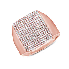 Load image into Gallery viewer, 14K Gold Square Diamond Ring
