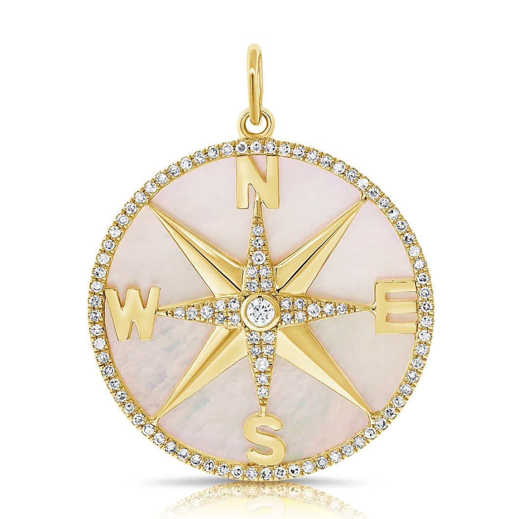 14k Gold Compass Rose Necklace – Cape Cod Jewelers