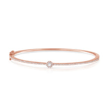 Load image into Gallery viewer, 14K Gold Diamond Bangle
