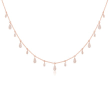 Load image into Gallery viewer, 14K Gold Teardrop Charm Necklace
