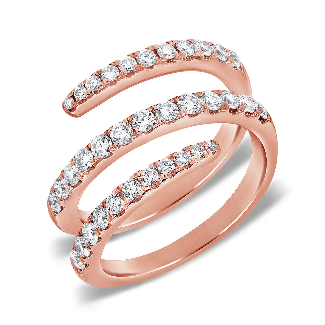14K Gold Diamond Pinky Ring
