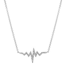 Load image into Gallery viewer, 14K Gold Heartbeat Necklace
