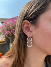 Load image into Gallery viewer, 14K Gold Diamond Double Pear Shape Earrings
