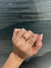 Load image into Gallery viewer, 14K Rose Gold Diamond  Multicolor Ring
