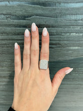 Load image into Gallery viewer, 14K Gold Square Diamond Ring
