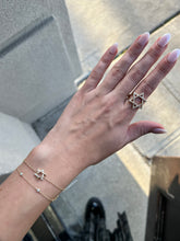 Load image into Gallery viewer, 14K Gold Medium Star of David Diamond Bracelet
